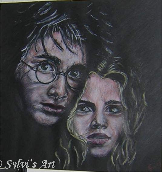 Harry und Hermione Porträt